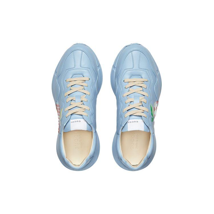 Gucci Rhyton Повседневная обувь с низким верхом Мужская Синяя 666195 2SH00 4820