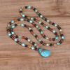 Fashion Handmade Bohemia Natural Stone Bead Necklace for Women Pendant Necklace Women Famale Jewelry