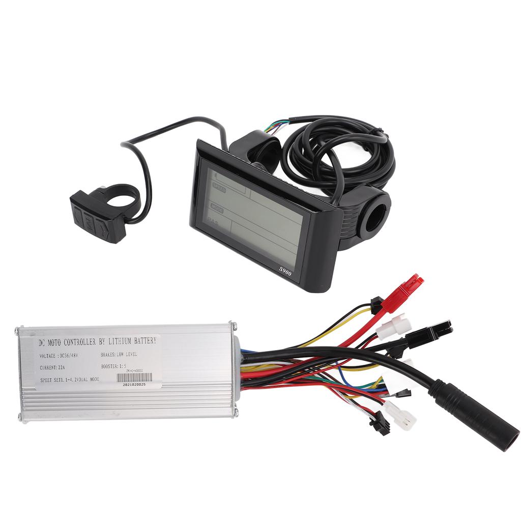 Electric Bicycle Modification Kit Controller Display Thumb Throttle Power Pedal Assist Sensor Kit for 36V 48V 500W Motor