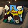 Наволочка Yellow Submarine Наволочка Аниме Наволочки Квадратная Наволочка Декор Диван Автомобиль Спальня 40x40см 16x16дюймов