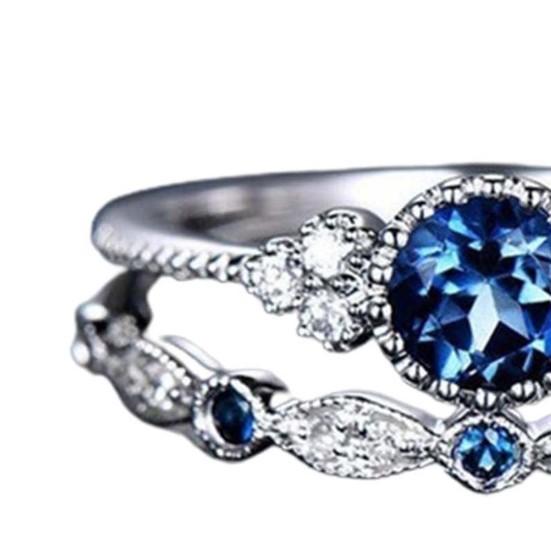 2 шт./компл. изысканные обручальные кольца с гладкой поверхностью, простые женские кольца с кубическим цирконием, очаровательные ювелирные изделия