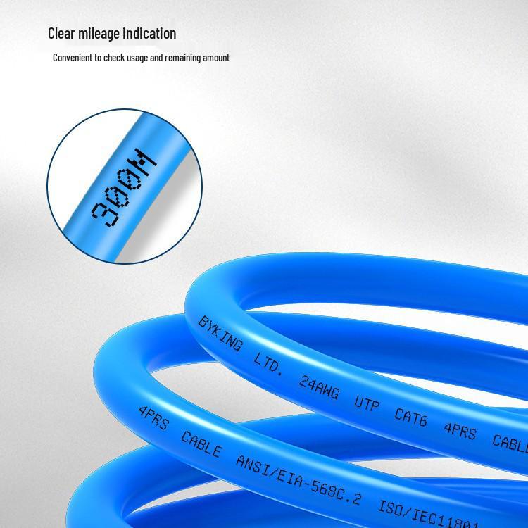 305m Cat5e Double Shielded Gigabit LAN Cable, Oxygen-Free Copper, POE Compatible