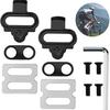 Mountain Bike Pedal Shoes Adapter Cleats Bike Shoes Pedals Cleats Set Bike Shoes Cleats Locking Plate Accessory
