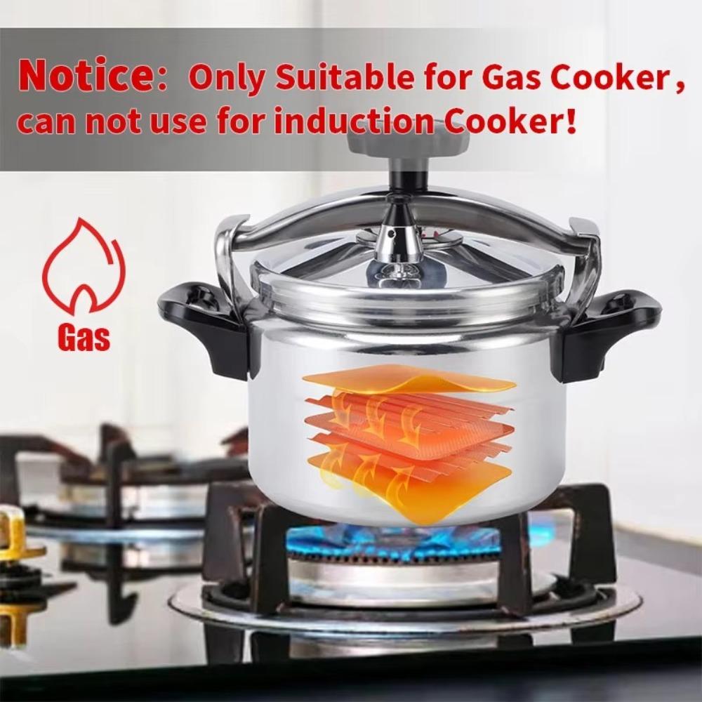 2.5-11L Gas Cooker Pot Aluminum Saucepan Stew Pot Multifunctional High Pressure Cooker  Resturant