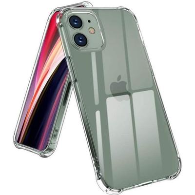 Противоударный чехол - Phonillico - iPhone 12 MINI - Прозрачный силикон - Ультратонкий - Усиленная защита