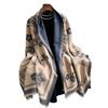 Versatile Printing Autumn And Winter Double-Sided Imitation Cashmere Scarf Winter High-End Warm Shawl Women