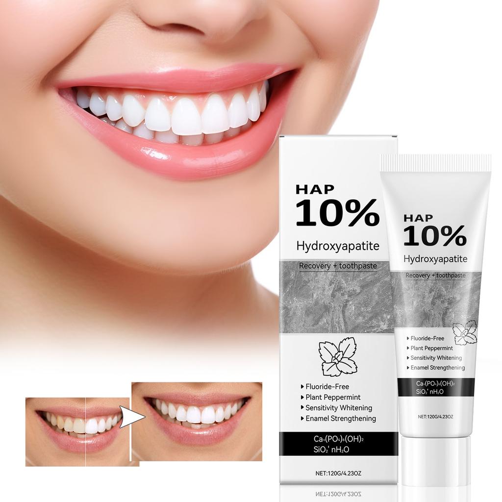 Зубная паста с активированным углем, зубная паста без фторида, натуральная отбеливающая зубная паста, зубная паста без фторида, для чувствительных зубов(120г)