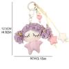 Stuffed Cartoon Bag Pendant Star Car Key Ring Lovely Little Girl Keychain  Bag Pendant