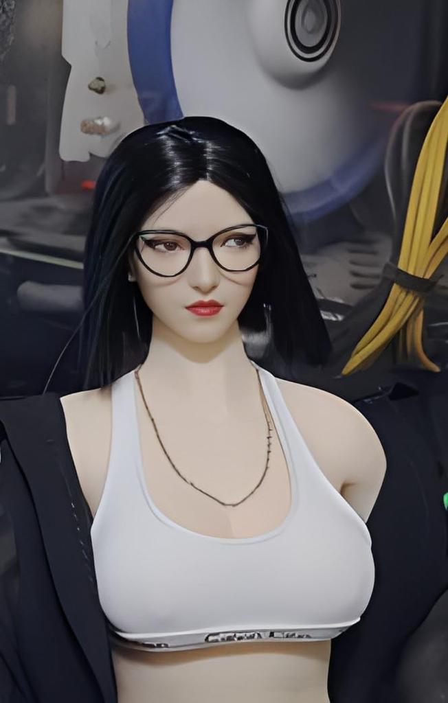 Игрушка Хобби масштабная фигурка для тела TBLeague Классические очки в черной оправе для женского колледжа, офис не [TOYBARJAPAN] 1/6 аксессуары/Подходит для студентов,