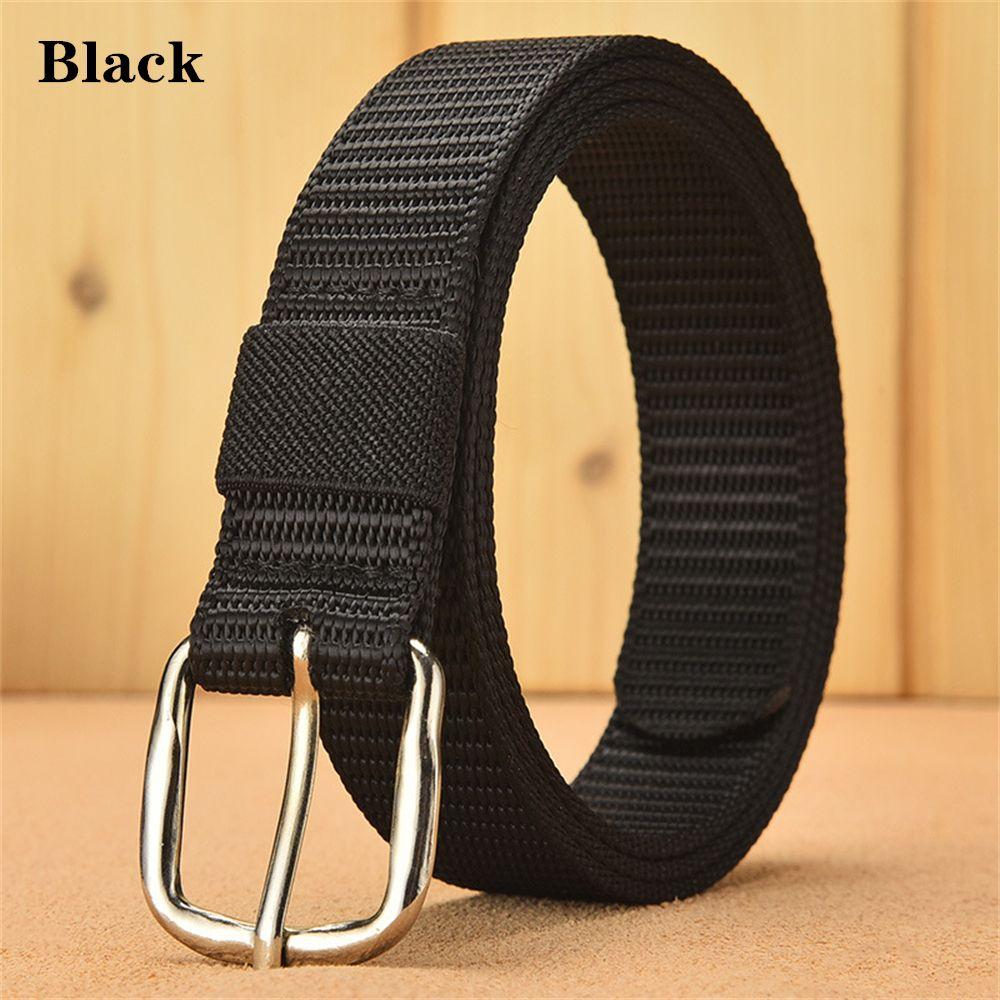 Men Women Casual Classic Outdoor Sports Braided  Belt Fabric Waistband Canvas Belts