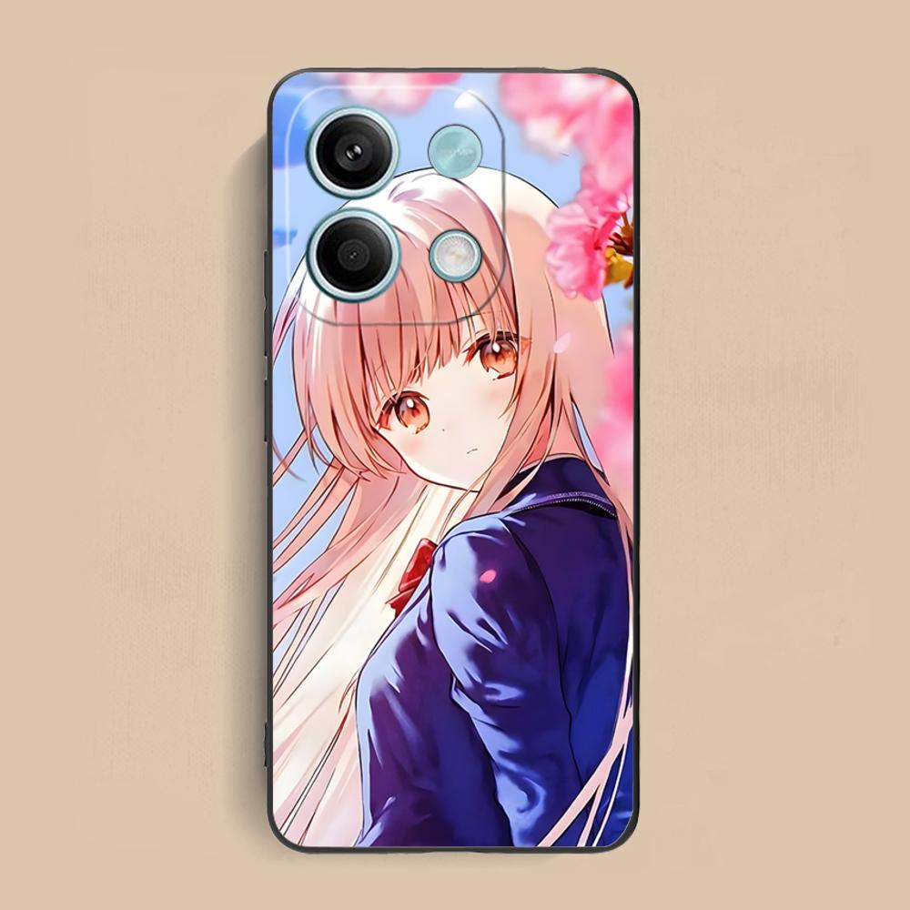 Чехол для телефона Angel Mahiru Shina для Xiaomi Redmi Note 14 13 12 11 S Pro Plus 4G 5G Мягкий ТПУ Ударопрочный Чехол