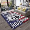 Mother Road, Historic Route 66, ковер mãe estrada, ковер для дома, гостиной, спальни, дивана, коврик для двери, декор, коврик, нескользящий напольный коврик