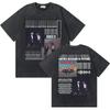 Oversized Acid-Wash Vintage Short-Sleeve T-Shirt Featuring Metro Boomin x Future "We Don't Trust You" Album Cover Graphic Print