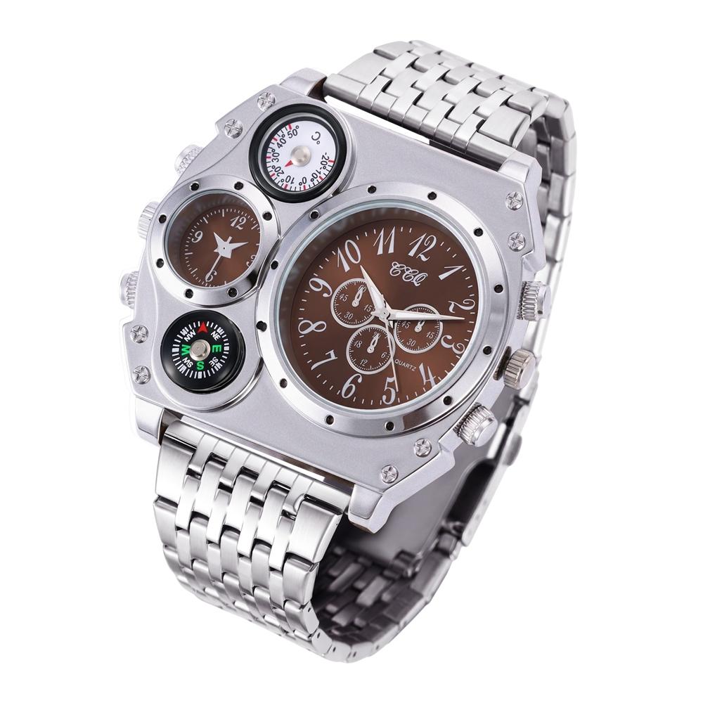 New Fashion Casual Men Watch Quartz Watch Large Dial Mens Wristwatch Compass Watch Relogio Masculino Reloj Mujer Watch Men Clock