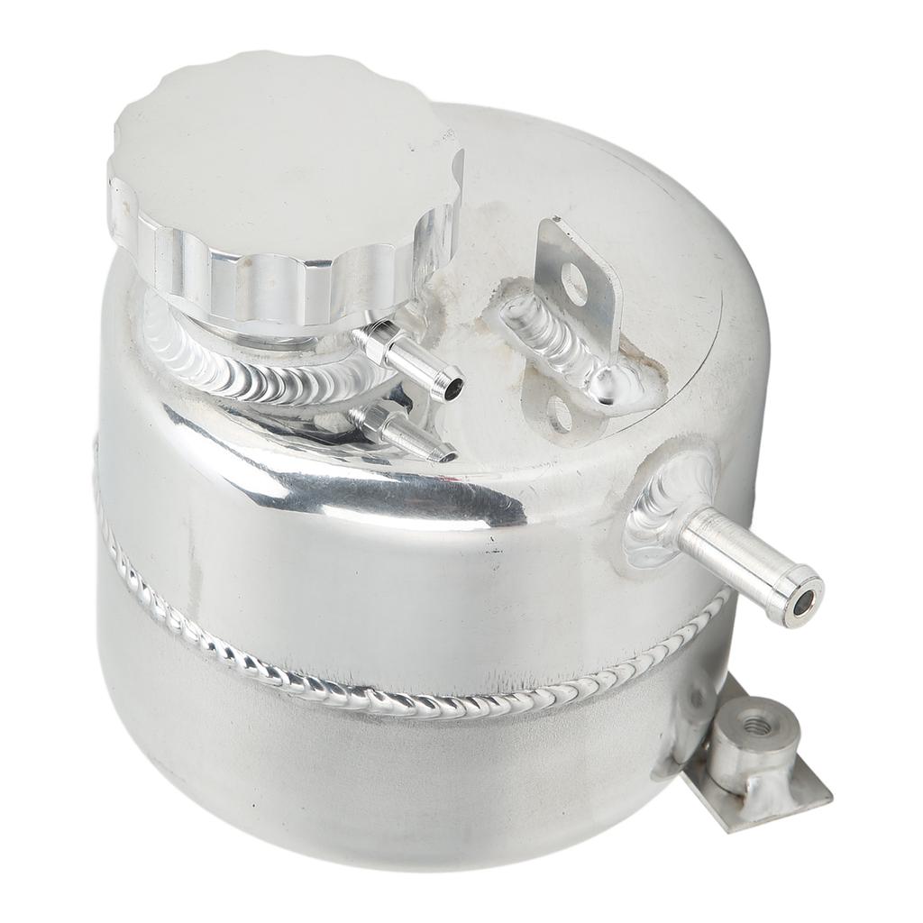 Radiator Coolant Expansion Water Tank Aluminium Alloy Polished Replacement for COOPER S R53 2002‑2006