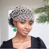 Embroidery Baotou Hat Lace Prayer Hat Fashion Muslim Cap  Women