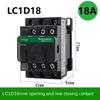 Новый черный версия Schneider Трехполюсный контактор переменного тока LC1D18 AC24V AC36V AC110V AC220V AC380V DC24V DC110V