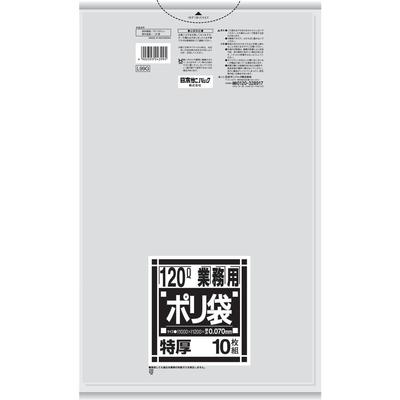Япония Sanipak L99G Плотный и прочный пластиковый пакет L99G Мусорный мешок Прозрачный 120 x 100 см