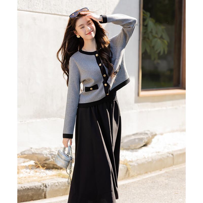 Mokana Women's Elegant Long-Sleeve Knitted Sweater MKNJD2460