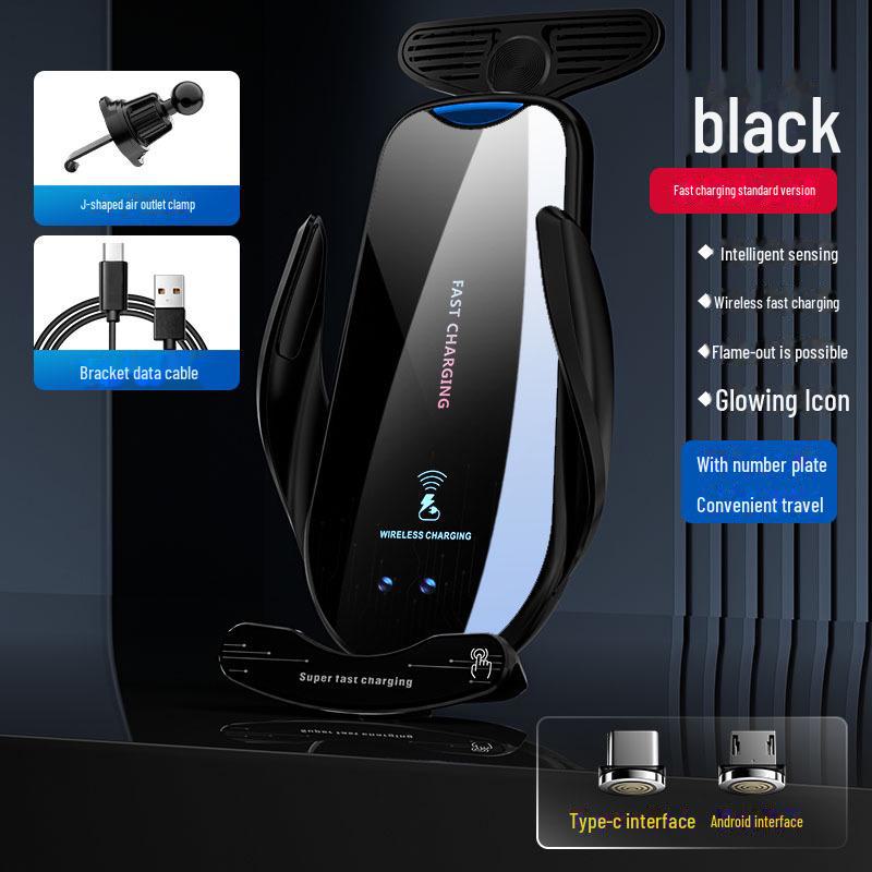 Magic Clip G10: Magnetic Wireless Car Charger with Colorful Lights & Aromatherapy