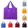 Shopping Bag Vibrant Color Reusable Foldable Grocery Bag Large Capacity Portable Handbag for Outdoor Travel
