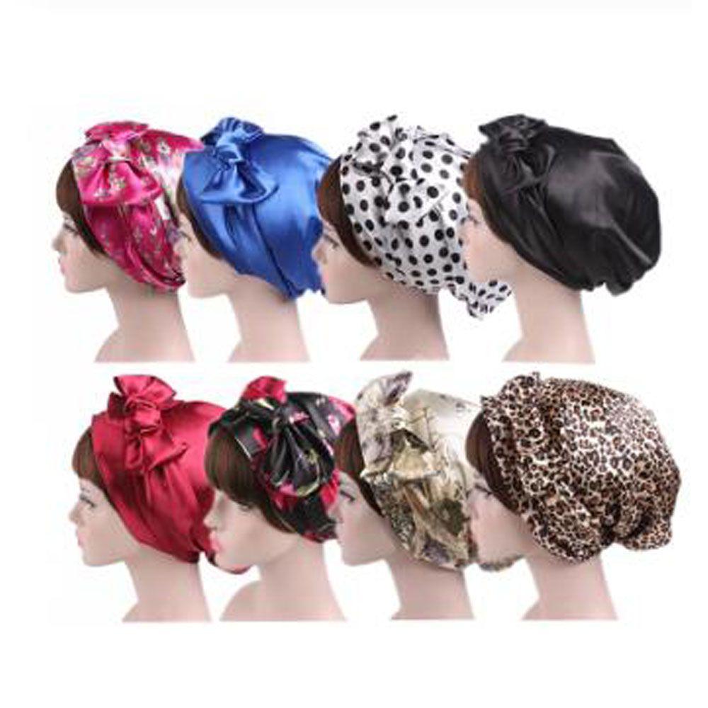 Шапочка для химиотерапии, этническая шапочка, головной убор, чепчик для волос, шапочка для душа, мягкая атласная шапочка, шелковая шапочка для сна