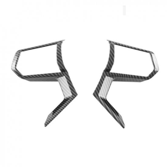 Отделка рамки декора рулевого колеса из углеродного волокна для Mitsubishi Outlander