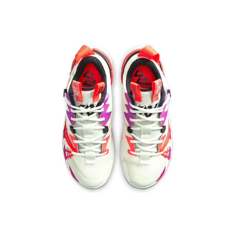 Air Jordan Why Not Zer0.3 SE PF 'Flash Crimson' (Unisex) Sail / Black / Spruce Aura / Flash Crimson Basketball Shoes CK6612 101