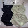 Комплекты детской одежды, летние костюмы на лямках для маленьких девочек, хлопковые топы для маленьких мальчиков, футболка и шорты, спортивный костюм для новорожденных, комплекты для новорожденных