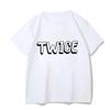 TWICE T Shirt Women Kpop Summer Short Sleeve Tee Korean Fashion Harajuku Aesthetic Cartoon Letter Printed Streetwear Y2k T-shirt