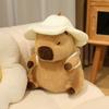 Cartoon Cute Turn Into Capybara Doll Plush Toy Kapibara Doll Children Accompany Soothing Doll