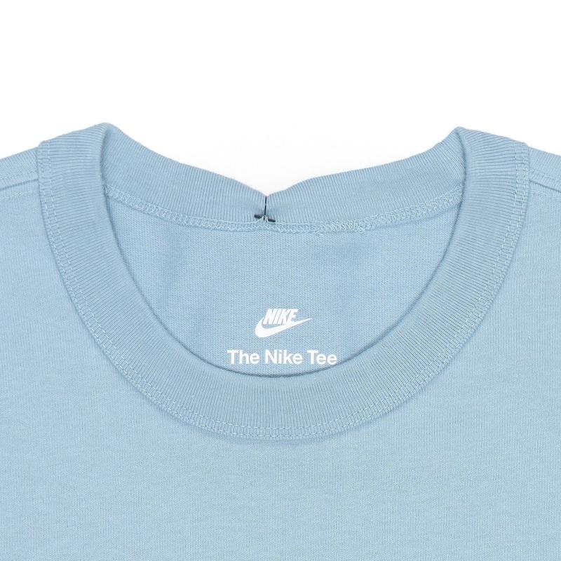 Nike Футболка с коротким рукавом и принтом логотипа алфавита, дышащая, спортивная, мужская, синяя DV3317-494