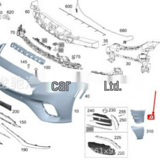 Mercedes-Benz E-Class W213 Front Bumper Trim Panels (Left & Right)