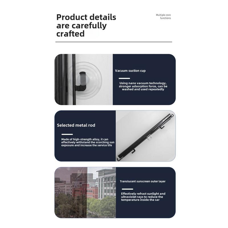 Car Windshield Retractable Auto Front Sun Shield UV Protection Sun Visor Cover