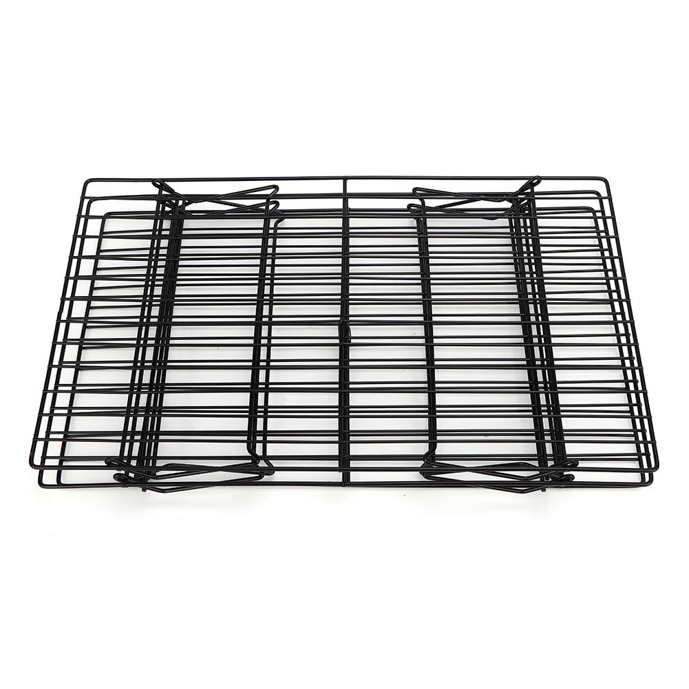 Трехъярусная антипригарная решетка для охлаждения, сетка, противень для выпечки, кухонная стойка для хлеба и пирожных, для приготовления выпечки