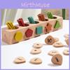Wooden Shape Children Blocks Box Nontoxic Paint For Infant And Play Preschool