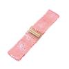 Eye Catching Shinny Waistband Gold Buckle Disc Belts Special Design Sequin Stretch Belt  Women Girl