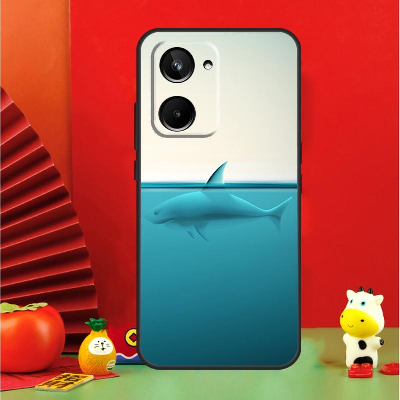Мультяшная акула для Realme GT6 GT7 15 Pro 10 11 12 13 14 Pro Plus C65 C67 C63 C61 C55 C51 C53 C35 C75 Чехол