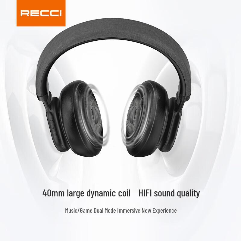 Recci REP-W93 ANC Noise Cancelling Wireless Bluetooth Headphones