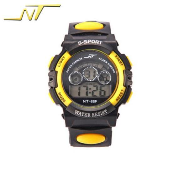 Детские часы для мальчиков, цифровые светодиодные кварцевые водонепроницаемые спортивные часы с датой
