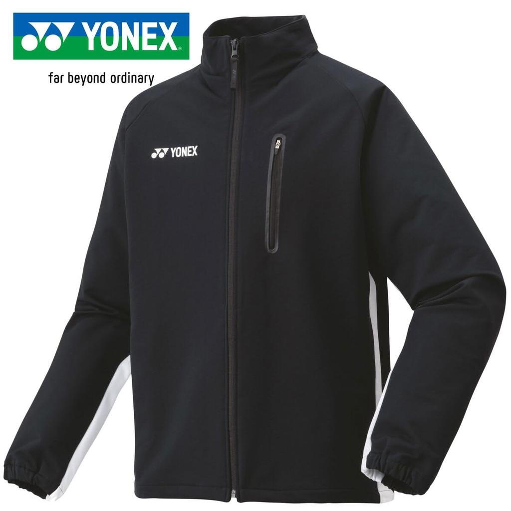 Yonex Black Medium Men's Warm-Up Shirt, (007),