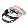 Palestinian Flag Silicone Bracelet - World Cup Commemorative