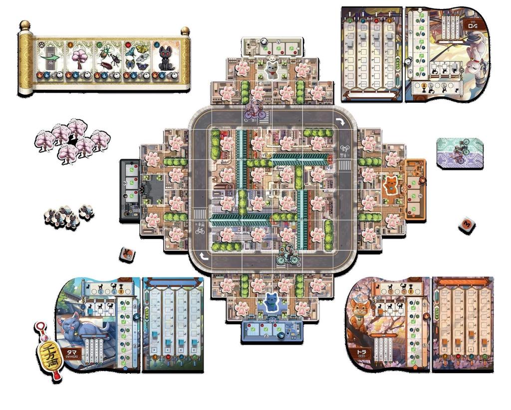 Настольная игра Kyoto Cat японская версия