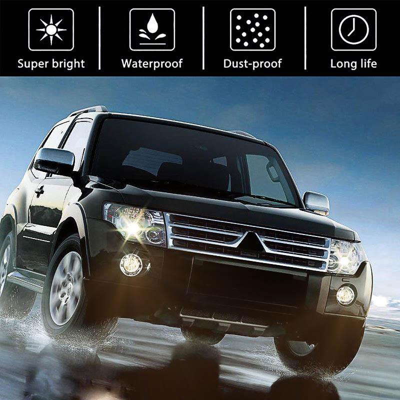 Автомобильные противотуманные фары для Mitsubishi Pajero 3 2007 2008 2009 2010 V73 V97 передний бампер хромированная покраска крышка