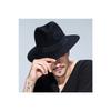 Черная фетровая шляпа унисекс