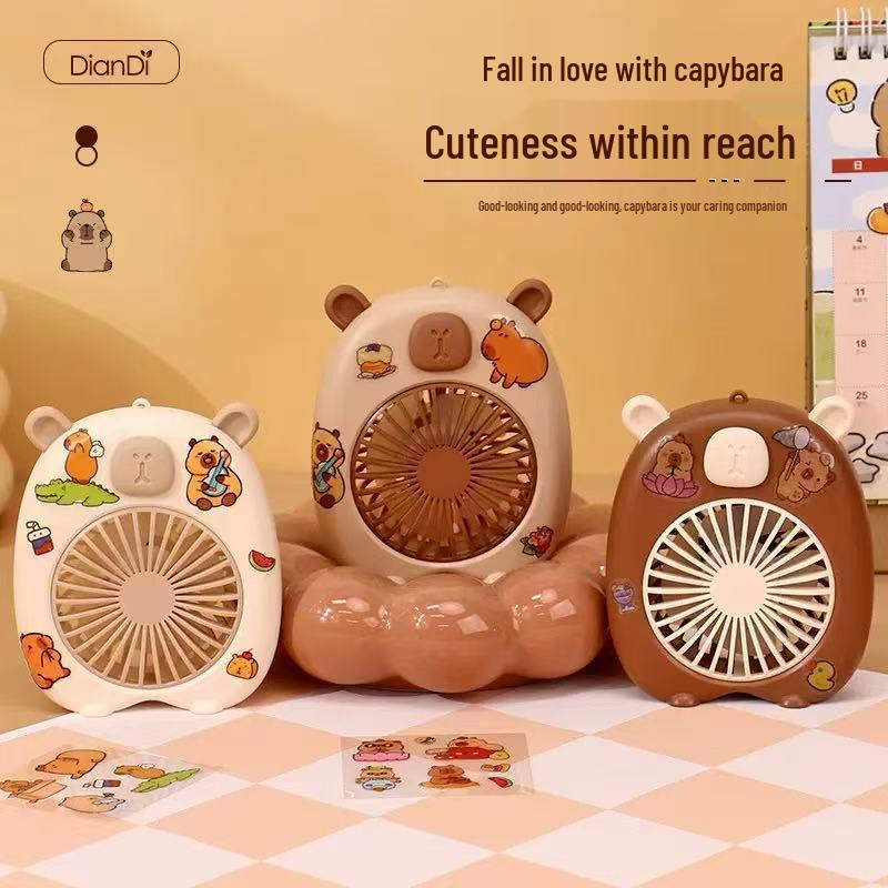 USB Rechargeable Mini Frog Fan for Desktops & Dorms