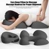 Face Down Pillow Memory Foam Head Cushion Chest Cushion Massage Prone Cushion for Home SPA Sleep Postoperative Recovery