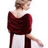 Women Velvet Shawl Wraps Solid Color Lady Style Gown Dress Shawl Wraps Evening Dresses Weddings Shawl