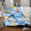 Haalands Dynamic Collage Blankets Flannel Printed Breathable Warm Throw Blanket for Home Office Bedspreads 0708a78