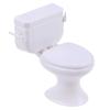 Playing House Miniature Toilet White Closestool Model Doll Accessories Dollhouse Furniture